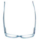 Top View of Calabria Dora Round&Oval Designer Blue Light Blocking Glasses 50 mm in Blueberry