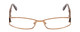Calabria Designer Eyeglasses 823 Brown :: Custom Left & Right Lens