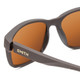 Close Up View of Smith Basecamp Sunglasses Gravy Grey/Chromapop Polarized Bronze Gold Mirror 58mm