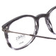 Close Up View of Jones New York J531 Unisex Oval Designer Reading Glasses Grey Marble Fade 51 mm