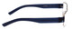 Side View of Porsche P8203-C Unisex Semi-Rimless Designer Reading Glasses Titanium Blue 54 mm
