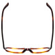 Top View of Porsche P8215-B Designer Reading Glasses Havana Tortoise Brown Carbon Fiber 55mm