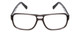 Front View of Porsche Designs P8217-C Unisex Reading Glasses in Light Grey Carbon Fiber 56 mm