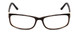 Front View of Porsche Design P8243-A Unisex Oval Designer Reading Glasses Black Rose Pink/54mm