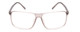 Front View of Porsche Designs P8269-B Unisex Designer Reading Glasses Crystal Smoke Grey 58 mm