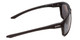 Side View of Smith Optics Leadout Unisex Designer Sunglasses Matte Black/ChromaPop Black 63mm