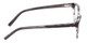 Side View of Jones New York J760 Unisex Cateye Designer Reading Glasses Grey Marble Horn 53mm