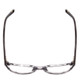 Top View of Jones New York J760 Unisex Cateye Designer Reading Glasses Grey Marble Horn 53mm