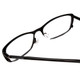 Close Up View of Jones New York J140 Unisex Full Rim Designer Reading Glasses in Satin Black 51mm