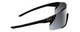 Smith Attack MAG MTB Wrap Rimless Sunglass Black/CP Platinum Mirror/Amber 172 mm
