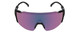 Smith Flywheel Rimless Sunglasses Black Marble Tortoise/CP Violet Mirror 130 mm