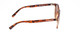 Side View of Coyote Crosstown Unisex Round Polarized Sunglasses in Tortoise Amber/Brown 47 mm
