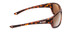 Side View of Coyote FP-04 Mens Polarized Sunglasses in Matte Tortoise Brown/Green Mirror 62mm