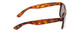 Side View of Coyote Nomad Unisex Full Rim Designer Polarized Sunglasses in Tortoise/G15 49 mm