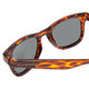 Close Up View of Coyote Nomad Unisex Full Rim Designer Polarized Sunglasses in Tortoise/G15 49 mm