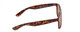 Side View of Coyote P-23 Unisex Square Designer Polarized Sunglasses in Tortoise/Copper 52 mm