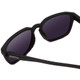 Close Up View of Smith Contour Unisex Square Sunglasses in Matte Black/ChromaPop Polarized 56 mm