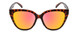 Front View of Smith Era Women Cateye Sunglasses in Tortoise/CP Polarized Rose Gold Mirror 55mm