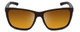 Front View of Smith Longfin Wrap Sunglasses in Gravy Grey/CP Polarized Bronze Mirror Gold 59mm
