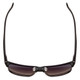 Smith Lowdown Split Semi-Rimless Sunglasses in Black & ChromaPop Polarized black