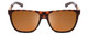 Front View of Smith Lowdown Steel Classic Sunglasses Dark Tortoise Gold/CP Polarize Brown 56mm