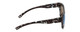 Side View of Smith Rockaway Ladies Cateye Sunglasses Tortoise/CP Polarized Blue Mirror 52 mm