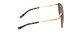 Side View of Smith Somerset Ladies Cateye Sunglass Tortoise Gold/Polarize Brown Gradient 53mm