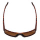 Top View of Smith Soundtrack Unisex Rectangle Sunglasses in Tortoise/CP Polarized Brown 61mm