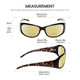 Calabria 645SB Polarized Bi-Focal Reading Sunglasses 60mm X-Large CHOOSE COLOR&P