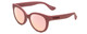 Profile View of Havaianas NORONHA/S Ladies Cateye Sunglasses Matte Purple/Pink Layer Mirror 47mm