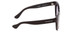 Side View of Havaianas NORONHA/M Women Cateye Sunglasses Gloss Black/Smoke Grey Gradient 52mm