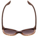 Top View of Havaianas NORONHA/M Ladies Cateye Sunglasses in Havana Fade/Brown Gradient 52 mm