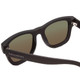 Close Up View of Havaianas PARATY/M Classic Sunglasses in Matte Black/Red Multi-Layer Mirror 50mm