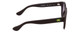 Side View of Havaianas TRANCOSO/M Unisex Round Designer Sunglasses in Matte Black & Gray 49mm