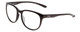 Profile View of Smith Optics Lake Shasta Designer Reading Eye Glasses in Gloss Black Unisex Cateye Full Rim Acetate 56 mm