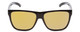 Front View of Smith Lowdown Xl 2 Unisex Classic Sunglasses Black/ChromaPop Polarized Gold 60mm