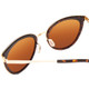Close Up View of Smith Somerset Ladies Cateye Sunglasses Tortoise/ChromaPop Polarized Brown 53 mm