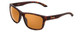 Profile View of Smith Basecamp Unisex Sunglasses in Tortoise Gold/ChromaPop Polarized Brown 58mm