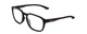 Profile View of Smith Optics Contour Designer Progressive Lens Blue Light Blocking Eyeglasses in Matte Black Unisex Square Full Rim Acetate 56 mm