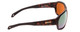 Side View of Smith Deckboss Sunglasses in Tortoise Brown Gold/CP Polarized Green Mirror 63 mm