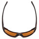 Top View of Smith Deckboss Sunglasses in Tortoise Brown Gold/CP Polarized Green Mirror 63 mm