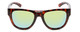 Front View of Smith Rockaway Cateye Sunglasses in Tortoise/CP Glass Polarize Green Mirror 52mm