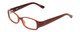 Profile View of SOHO 62 Women Oval Full Rim Designer Reading Glasses Chocalte Brown Caramel 49mm