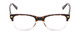 Front View of Ernest Hemingway H4606 Unisex Cateye Eyeglasses Tortoise Brown Clear 2 Tone 51mm