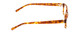 Side View of Ernest Hemingway H4610 Designer Single Vision Prescription Rx Eyeglasses in Honey Tortoise Yellow Gold Brown Unisex Rectangle Full Rim Acetate 51 mm