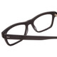 Close Up View of Ernest Hemingway 4665 Unisex Cateye Acetate Designer Eyeglasses Matte Black 53mm