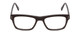 Front View of Ernest Hemingway H4665 Designer Reading Eye Glasses with Custom Cut Powered Lenses in Matte Black Unisex Cateye Full Rim Acetate 53 mm