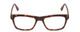 Front View of Ernest Hemingway H4665 Designer Reading Eye Glasses with Custom Cut Powered Lenses in Matte Tortoise Havana Brown Yellow Unisex Cateye Full Rim Acetate 53 mm