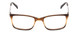 Front View of Ernest Hemingway H4679 Designer Reading Eye Glasses with Custom Cut Powered Lenses in Brown Honey Clear Gradient Mist Unisex Square Full Rim Acetate 53 mm