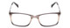 Front View of Ernest Hemingway H4679 Unisex Square Eyeglasses in Grey Clear Gradient Mist 53mm